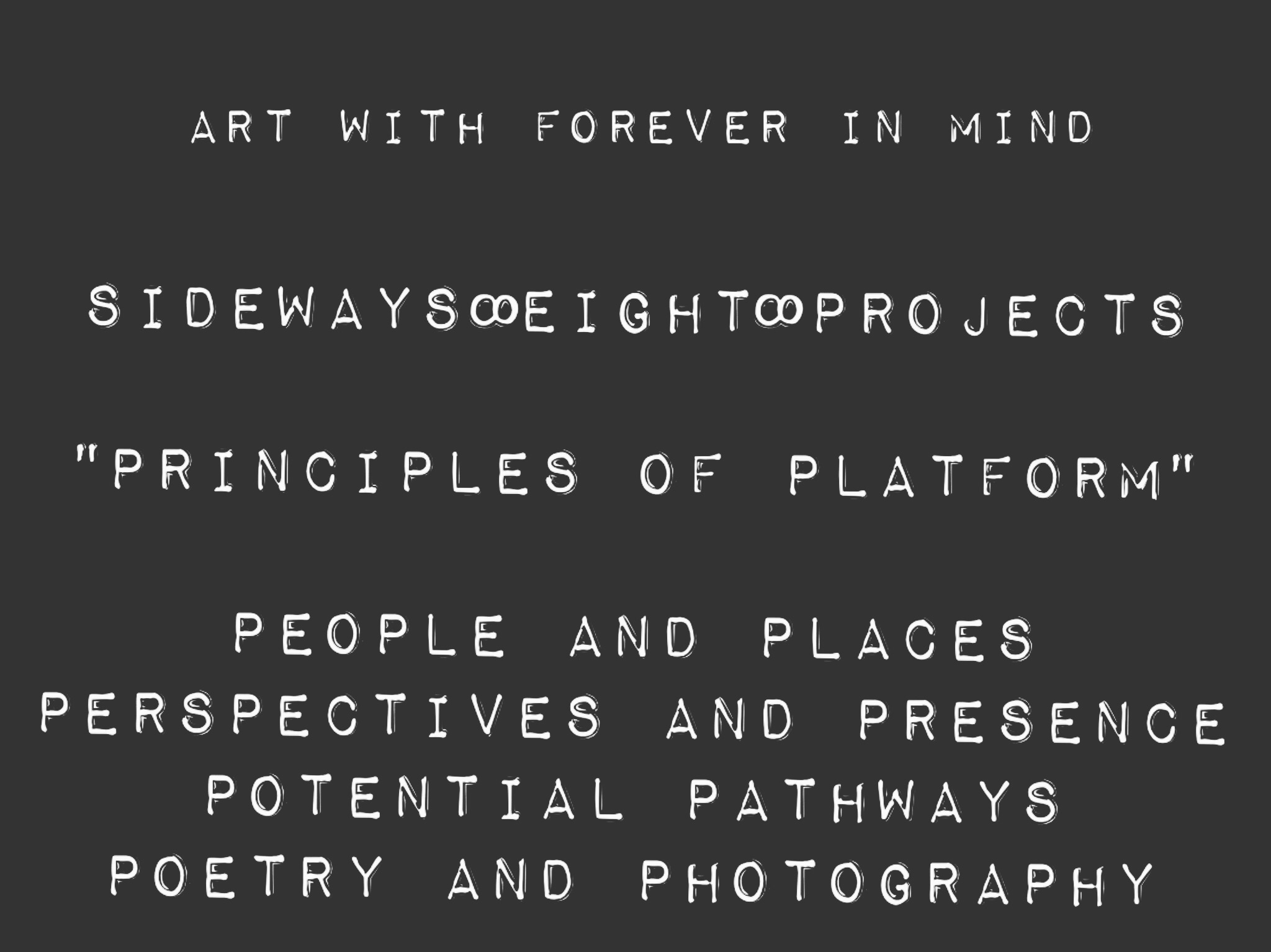 Platform Side Members Principles of Platform | SIDEWAYS EIGHT PROJECTS
